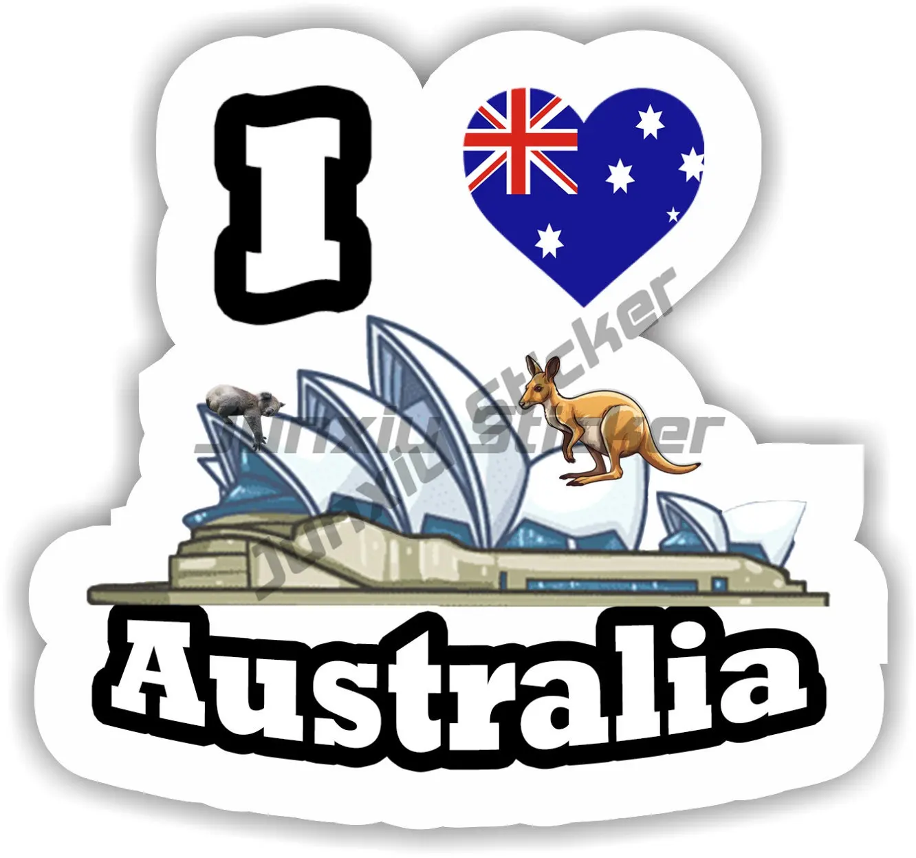 

Adelaide Australia Eureka Oceania Round Seal Flag Sticker Australia Rusted Gay Rainbow Map Cute Koala Bear Cover Scratches decal