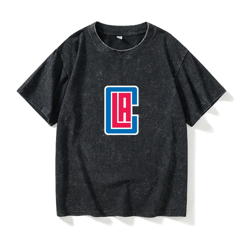 

Футболка Kawhi Leonard Paul George для баскетбола, спортивная, круглая горловина, большой размер, из хлопка, влагопоглощающая, повседневная