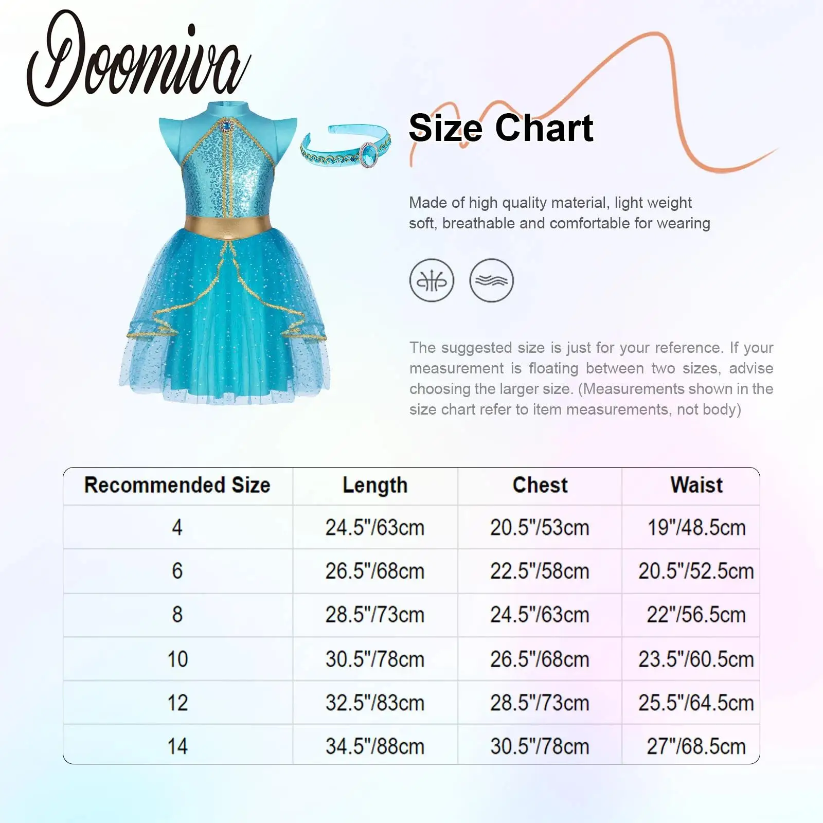 

Kids Girls Jasmines Princess Costume Arabian Princess Halloween Cosplay Fancy Dress Up Sequins Mesh Overlay Dress Dancewear