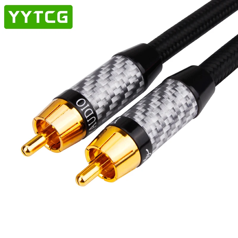 YYTCG Hochwertiges Koaxial-Subwoofer-Lautsprecherkabel, Koaxial-Ausgang TV-Leistungsverstärker 5.1 Audio SPDIF-Kabel