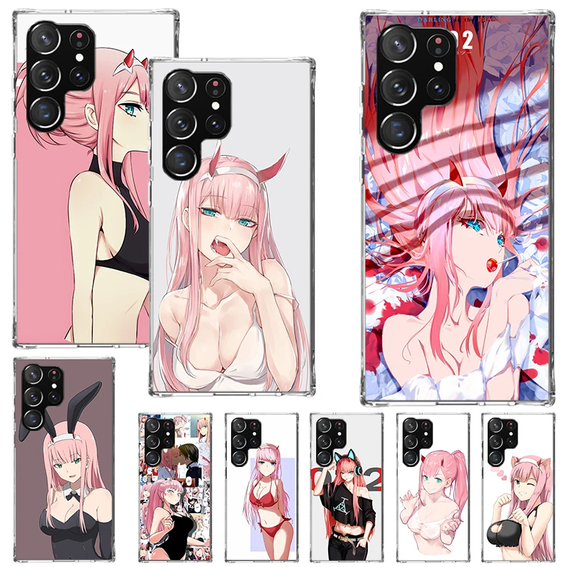 Zero Two Darling In The Franxx 02 Print Soft Case for Samsung Galaxy S24 S23 S22 Ultra S21 S20 FE S10 Plus Phone Shell S9 S8 + S