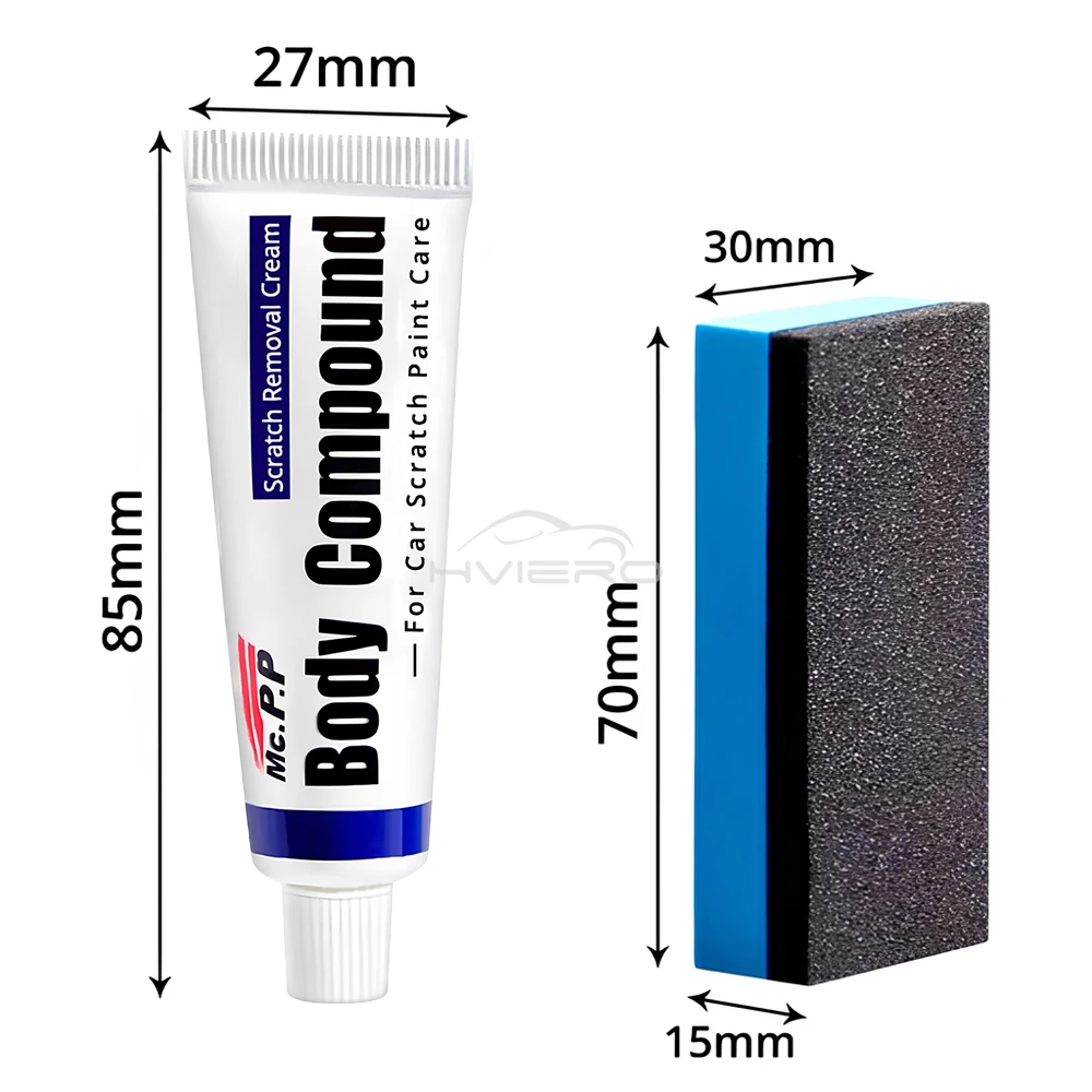 Car Body Compound Wax Styling Body Grinding Compound MC308 Paste Set Scratch Paint Care Shampoo Auto Polishing Polish Cleaning