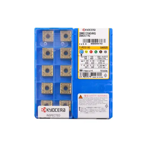 Kyocer a 100% 오리지널 터닝 인서트, SNMG SNMG1204 SNMG120404 SNMG120408 SNMG120412 MS PS HQ CA5525 CA6525 TN60