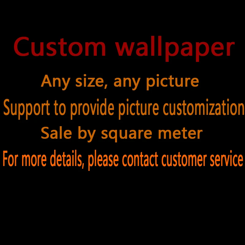 Custom Any Size Picture Mural Home Decor 3D Photo Wall Paper Self Adhesive Wallpaper Cafe Bar KTV Industrial Decor Wallpaper