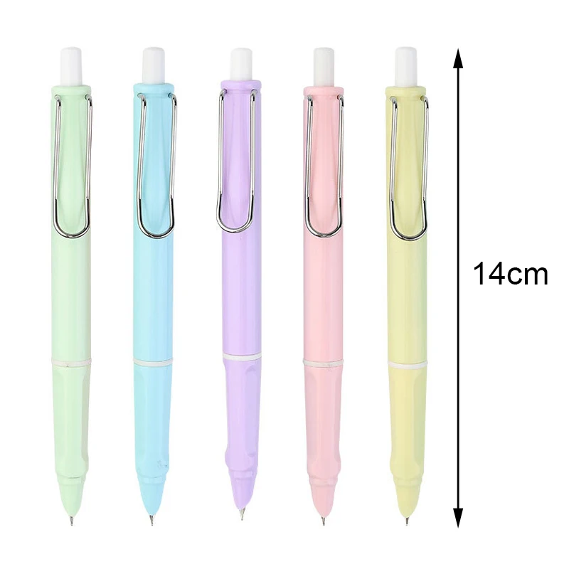 Pulpen kaligrafi multifungsi, pena perlengkapan sekolah 0.38mm, pena tinta Kawaii