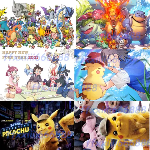 Pokemon Pikachu 108/200/300/500/1000pcs jigsaw puzzle  wooden