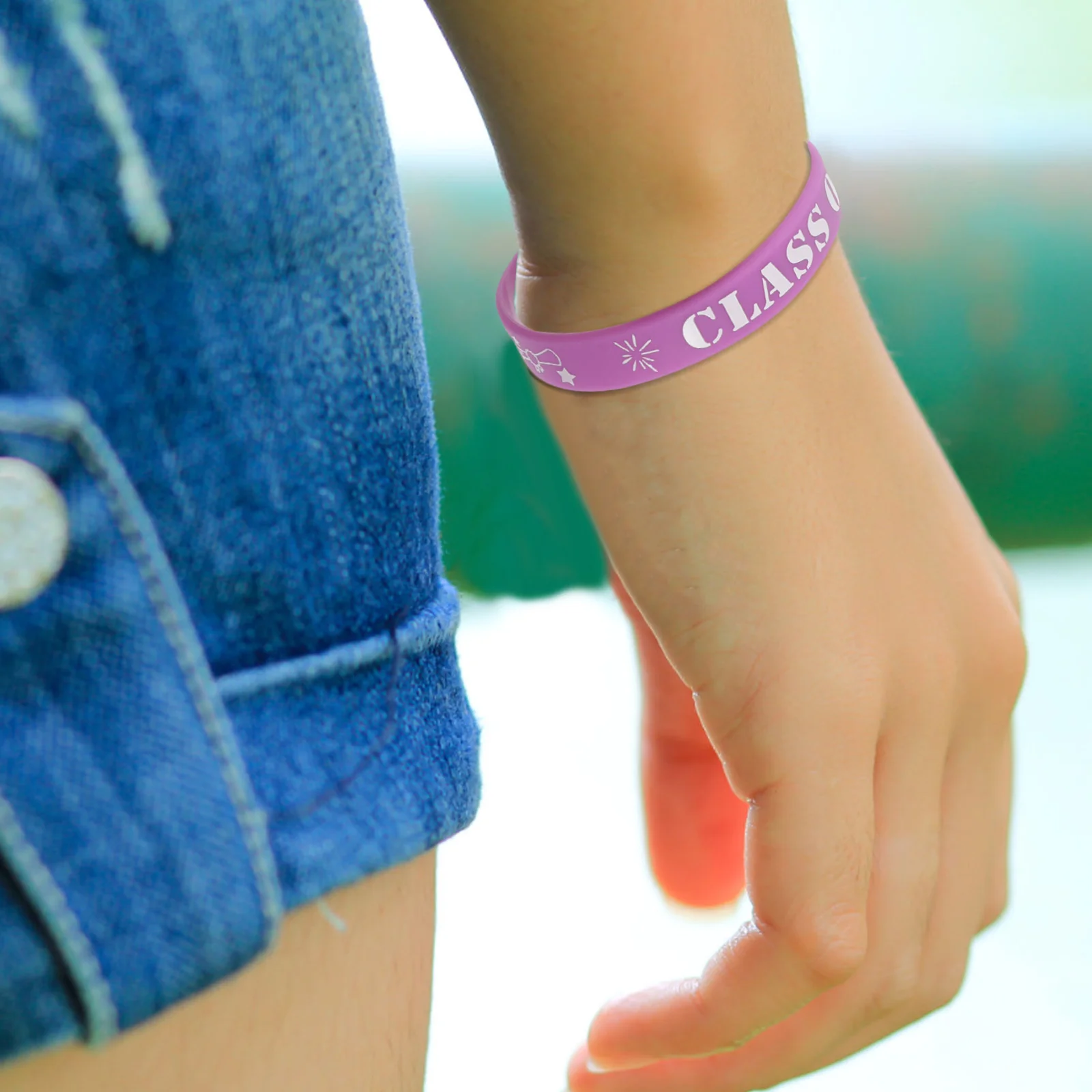 

10 Pcs Graduation Party Bracelet Wristbands Decorative Bracelets Silica Gel