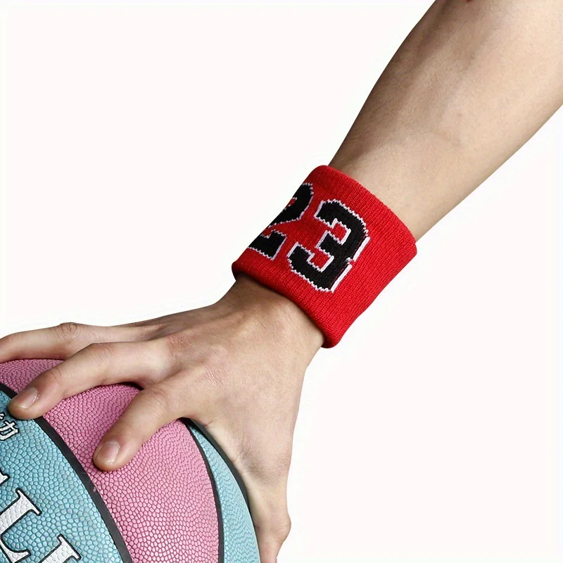 Sport-Stirnband aus Baumwolle, Nummer 24, elastisches Schweißband, Schutz, Basketball, Tennis, Sport, Erwachsene, Kinder, Fitnessstudio, Fitness, Schweiß-Haarband – Detail 12