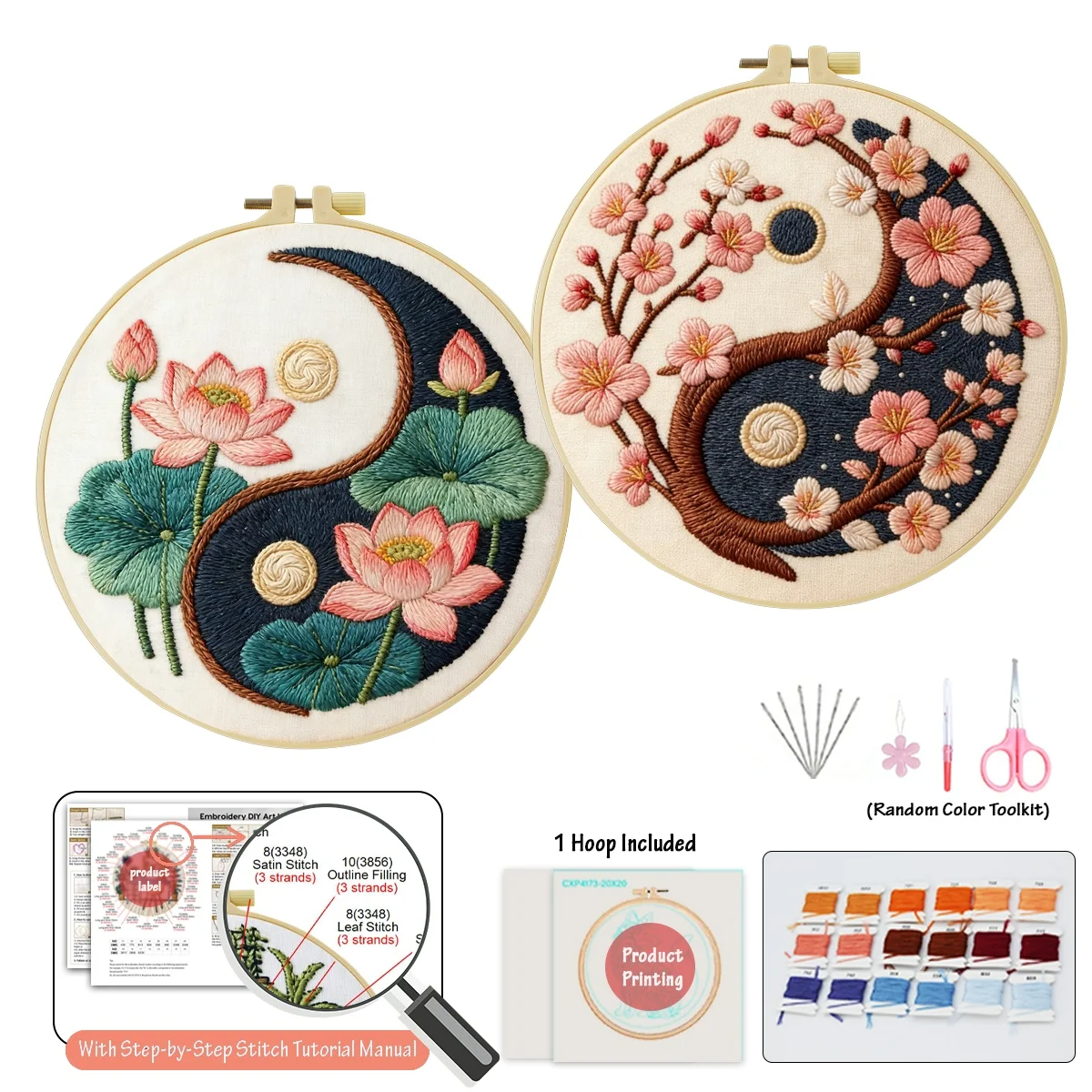 kit-de-material-para-bordado-diy-com-2-pecas-para-iniciantes-incluindo-agulhas-fios-kit-inicial-de-bordado-arte-em-ponto-cruz-para-presente