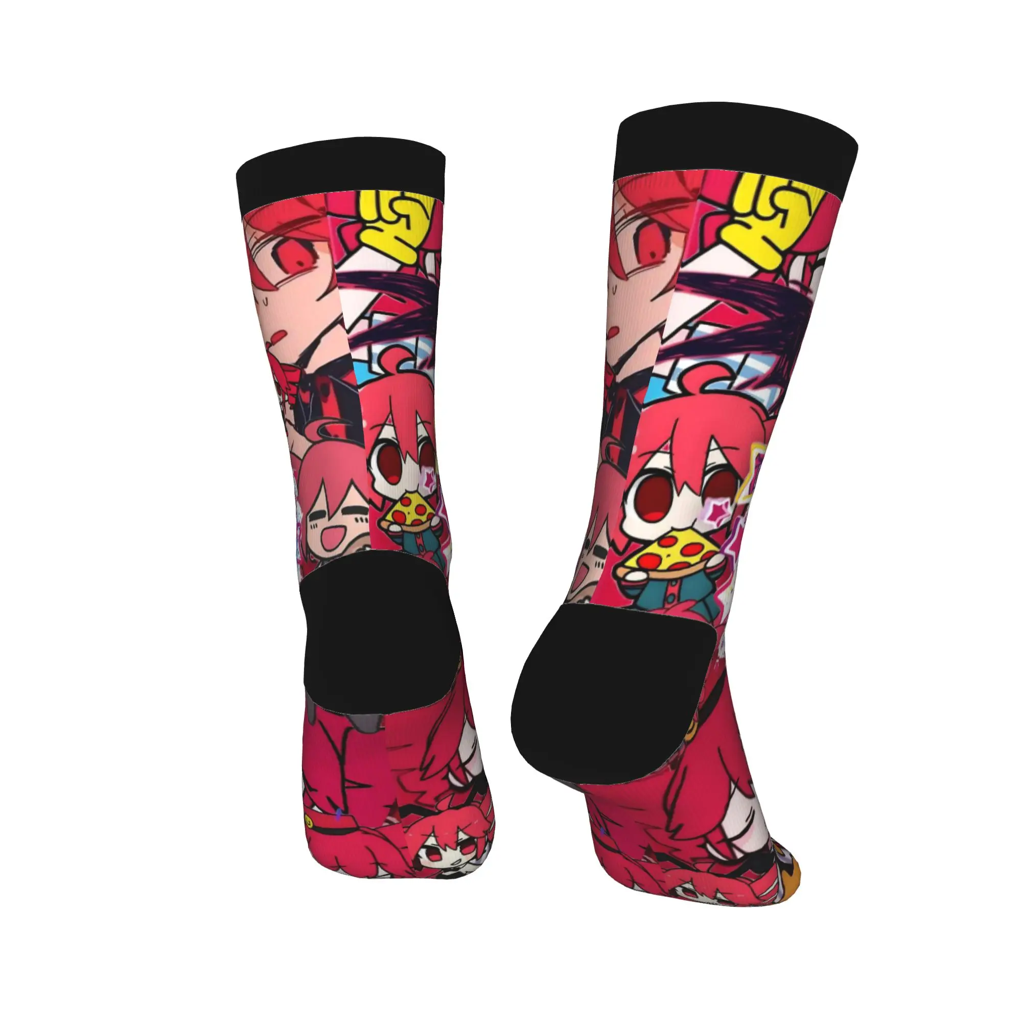 Lindas medias Kasane Teto, calcetines de moda con diseño Popular de cantante Virtual, calcetines antideslizantes de otoño, calcetines de calidad para ciclismo para parejas