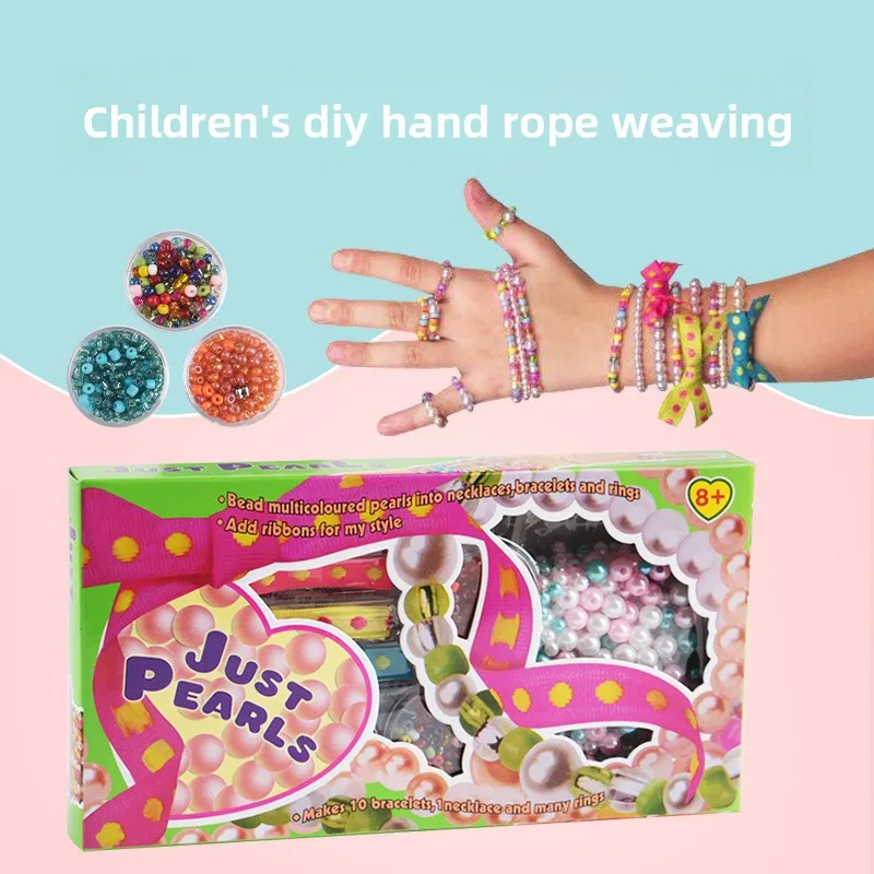 

Girls' Friendship Bracelet Crafting Kit DIY Handmade Set Toy Birthday & Christmas Gift Party Supplies & Travel Activities