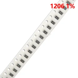 100pcs 1% 1206 SMD resistor 0R ~ 10M 1/4W 0 0.1 1 10 100 150 220 330 ohm 1K 2.2K 4.7K 10K 100K 1R 10R 100R 150R 220R 330R 1M 10M