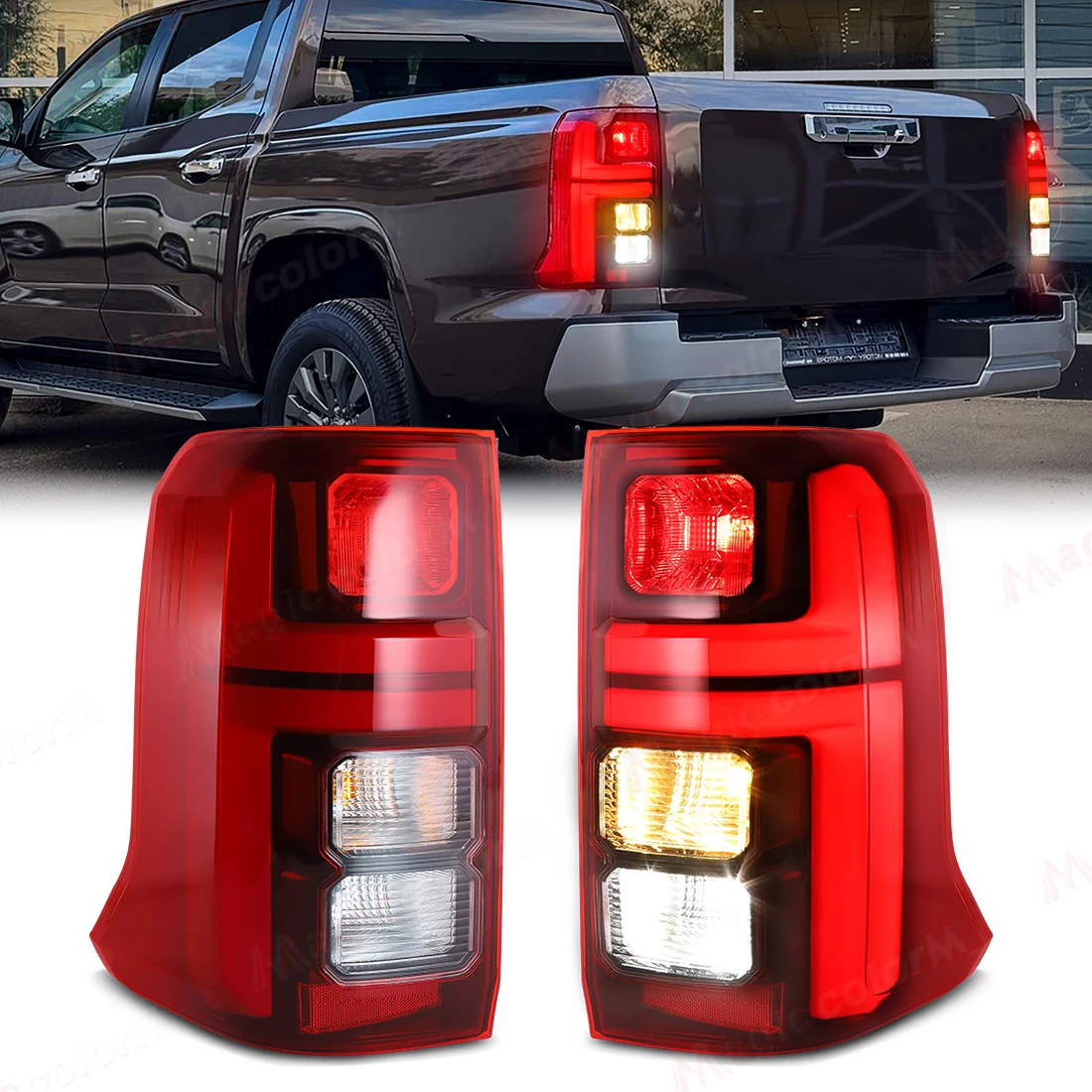 

Для Mitsubishi Triton L200 2024 2025 задний фонарь в сборе задний фонарь заднего хода указатель поворота стоп-сигнал 12 В 26555A020P 26555A000P