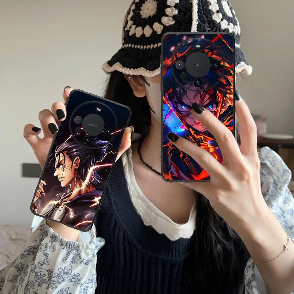 

AOT Eren Mobile Cell Phone Case for Huawei Mate 60 50 40 30 20 10 Pro Plus Lite E 5G Colour Protective Luxury Cellphones Pretty