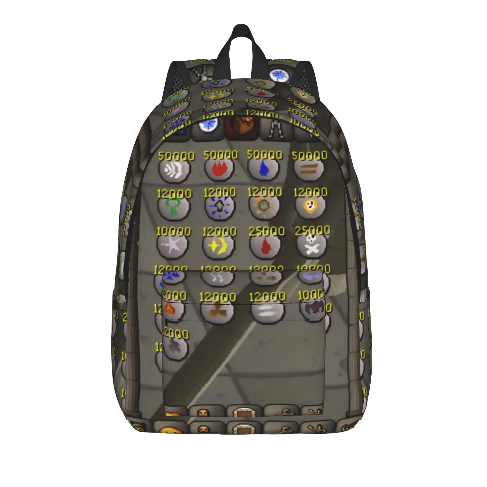 Old School RuneScapes Teenage Backpack Gift Student Hiking Travel  Daypack for Men Women College Shoulder Bag