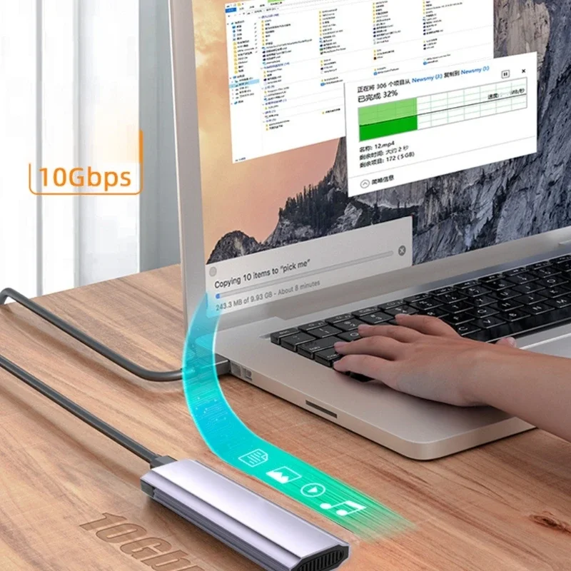 Caso solido M.2 /NVME Conte del solido, adattamento universale, migliora gestione del calore delle protezioni