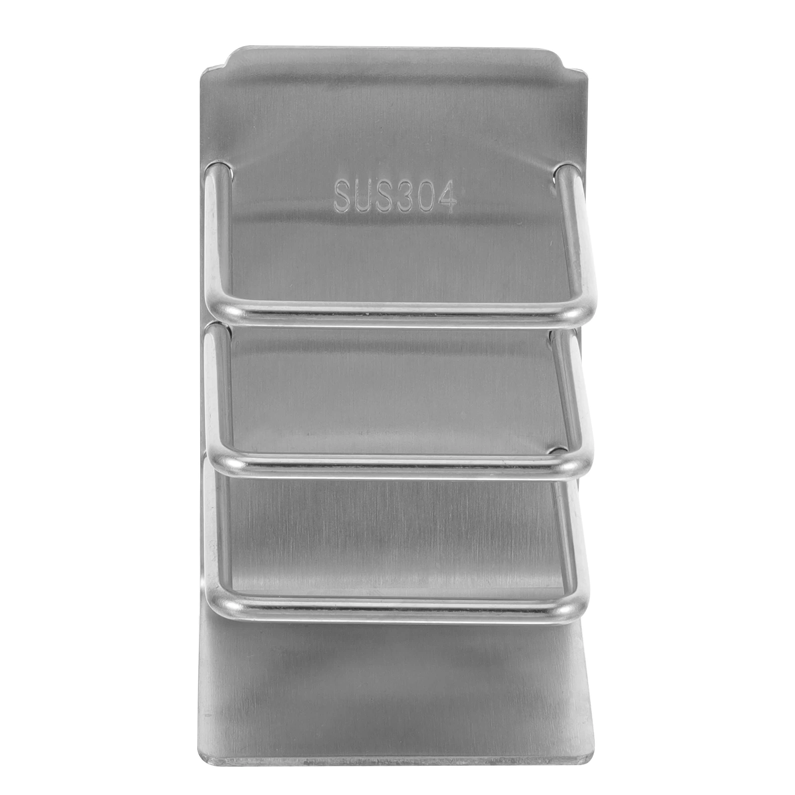 

Bathroom Storage Rack Multi functional Toothpaste Holder Stainless Steel Wall Shelf Adhesive Bathroom Accessories Practical