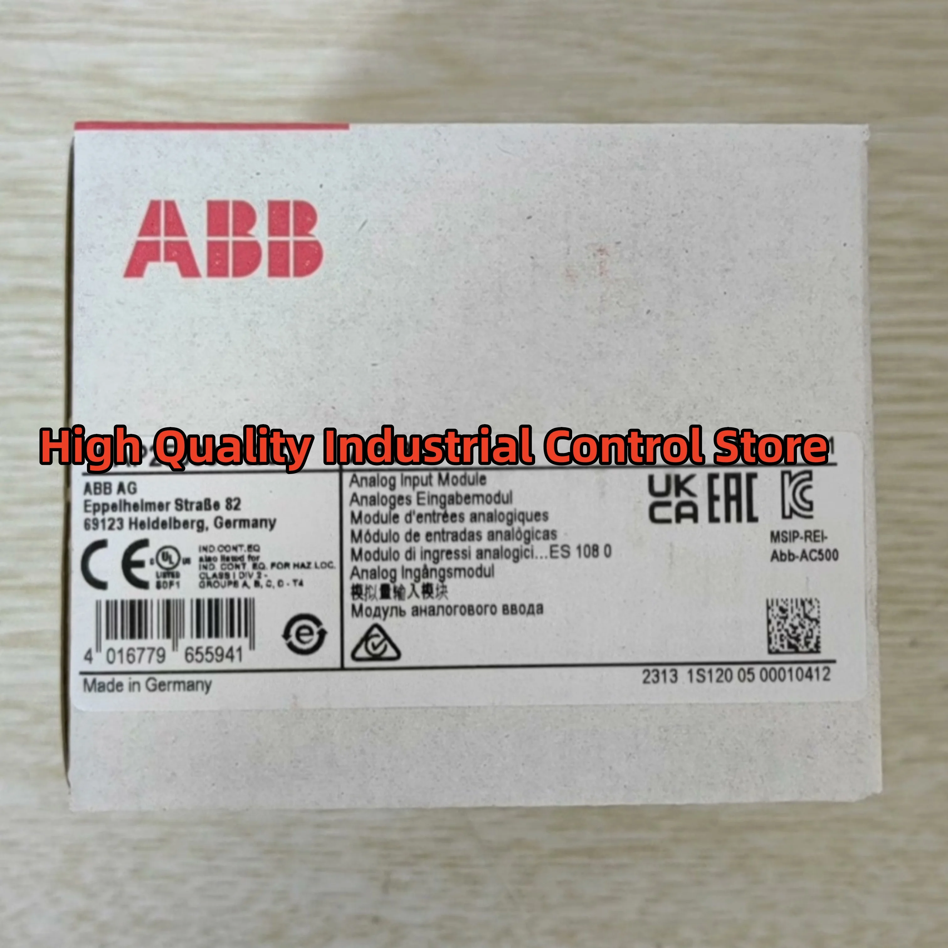 

AI523 1SPA250300R0001 Модуль ПЛК AI531 1SAP250600R0001 совершенно новый
