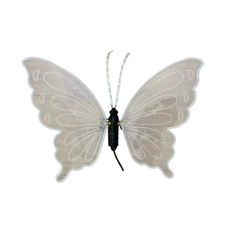 

utterfly waterproof power supply accessories luminous iris scene new stage decoration metal iron floor road lighting