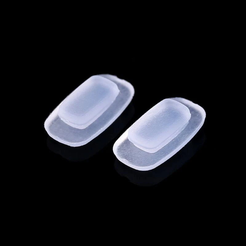 5 Pairs Air Bag Eyeglass Nose Pads Non-Slip Air Chamber Eyeglasses Nose Pads D-Shape Insert-in Soft Silicone Nose Pads