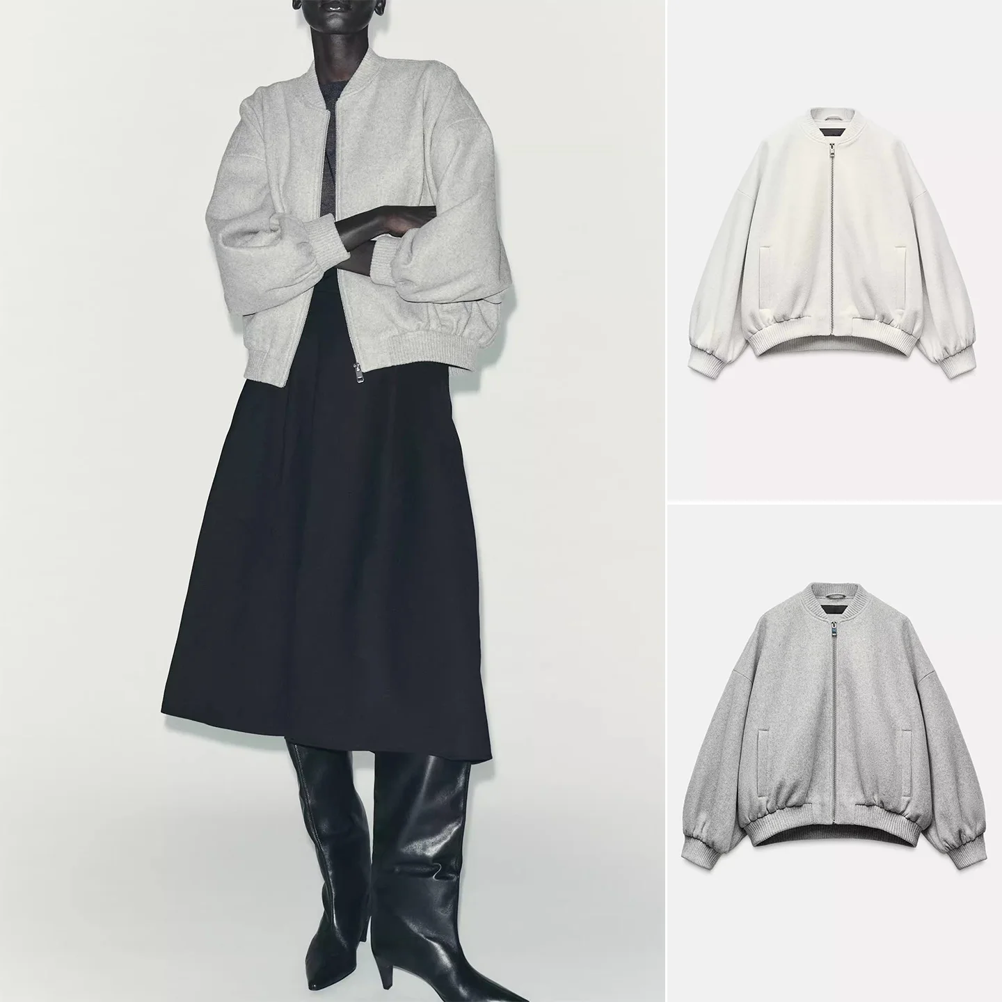 

Новое осеннее женское нейтральное пальто Long Sve Soft Loose Pilot Jaet, верхняя одежда из полиэфирного волокна, 00% ор, пальто на молнии