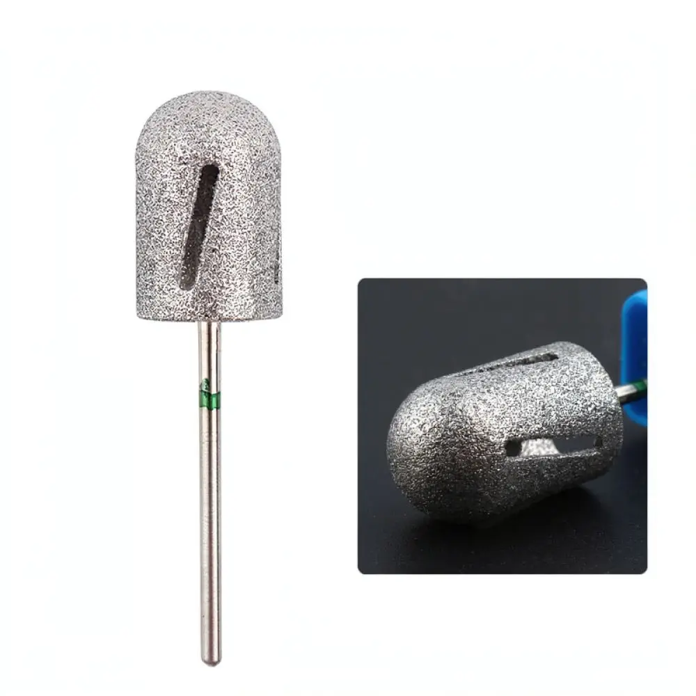 Stainless Steel Foot Pedicure Drill Bit Sanding Cap Mandrel Foot Care Tool Dead Skin Exfoliator Nail Salon Supplies
