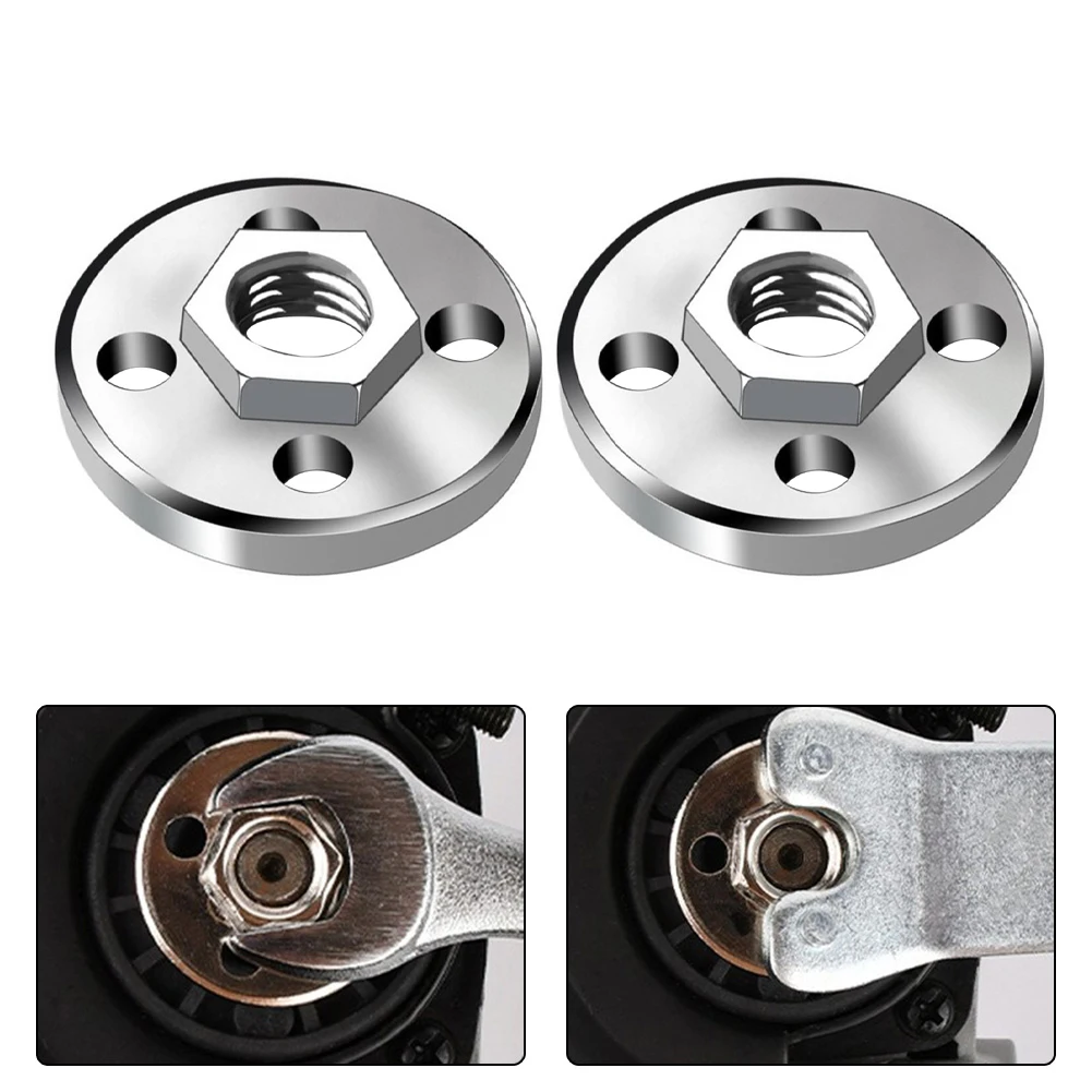 

2pcs Angle Grinder Pressure Plate Pressure Plate Cover Hexagon Nut Fitting Tool For Type 100 Angle Grinder Power Tools Accessory