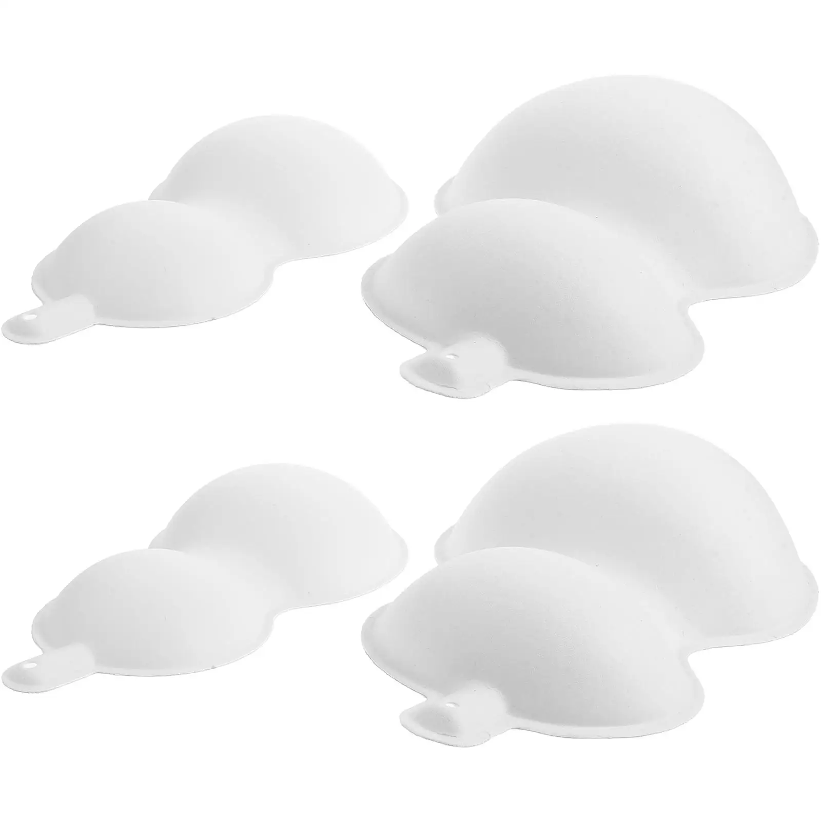 4 Pcs Face Spectrum Masks White H painted DIY Paper Gourd Crafts Blank Masks Kids Adults Party Decoration Painting Materials Art