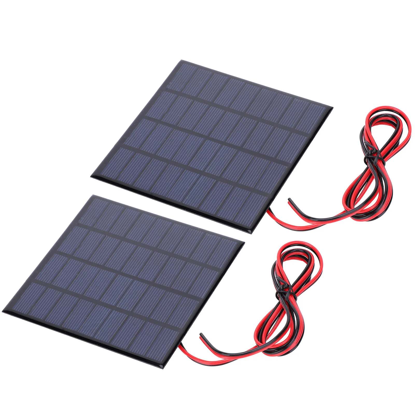 2W Solarpanel Polysilizium Solarpanel DC9V 2W Epoxid-Solarmodule Polysiliziumbatterie Spielzeugmodul mit 100cm Kabel