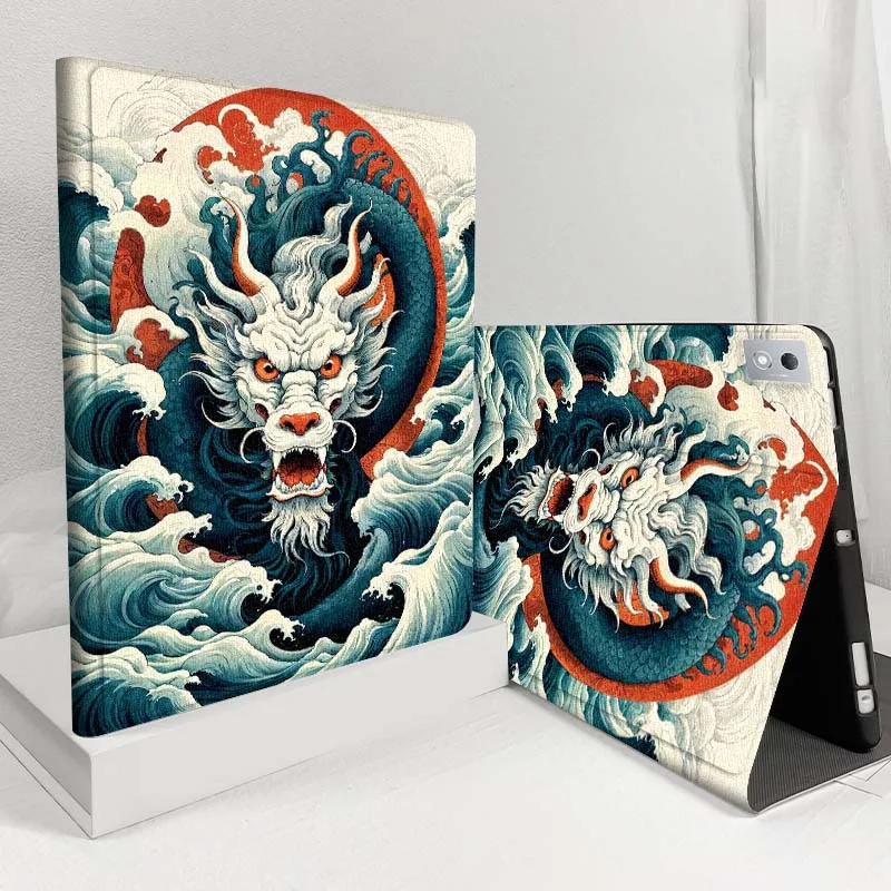 

Чехол для планшета с креативным рисунком дракона для Xiaoxin Legion Tab Y900 Y700 K10 M10 P11 Pad Pro GT Plus 3rd Gen 4 8,8 11 11,5