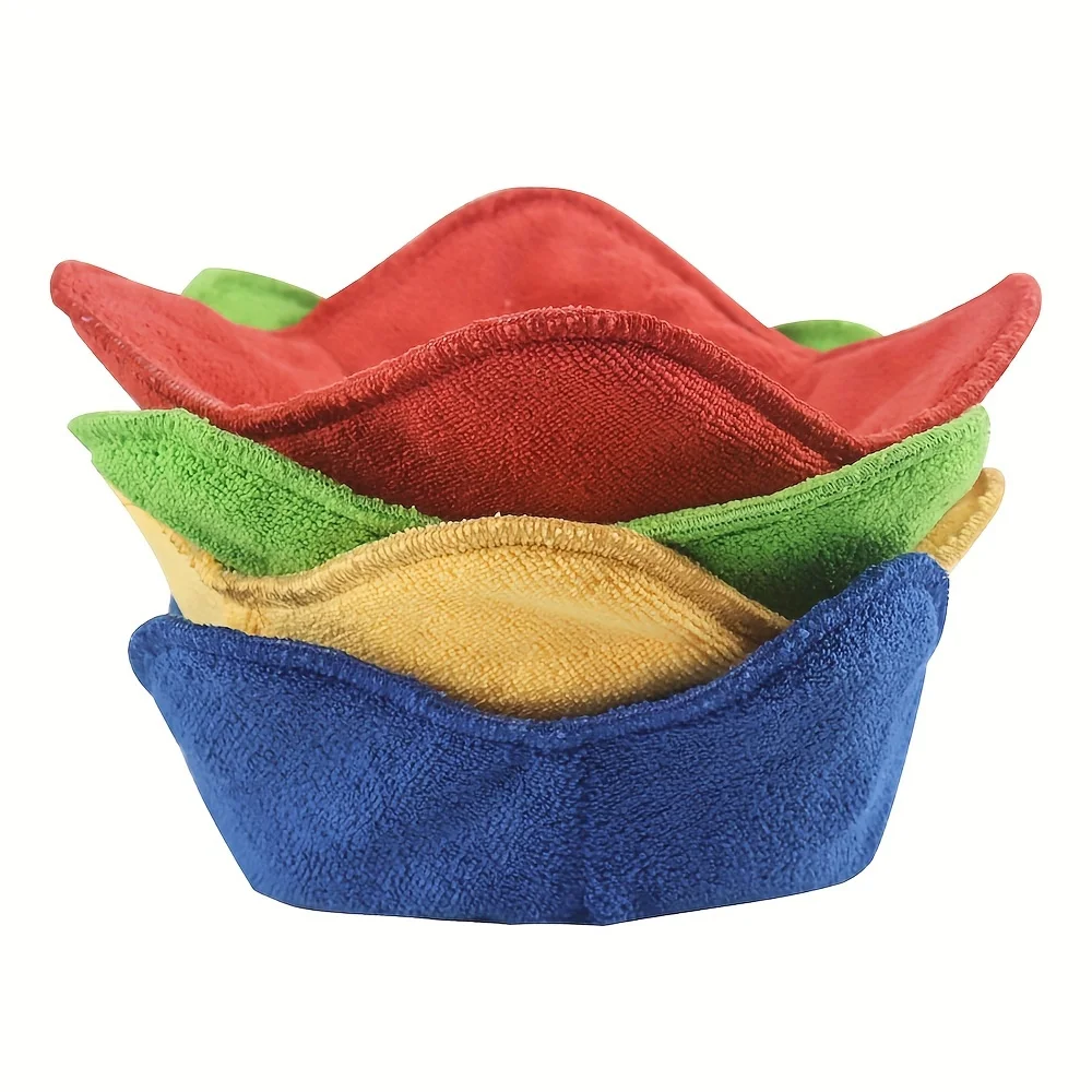 Microwave Bowl Cozy Holders Hot Bowl Towel Pad Reusable Design Anti Scalding Microwave Cover for Home Apartment Kitchen Camping