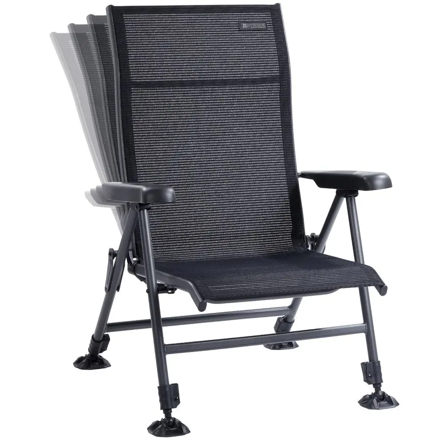 

Strike Folding Camping Chair Support 350 LBS, Outdoor Fishing Chair for Adults Breathable Mesh with Adjustable High Back Suppor