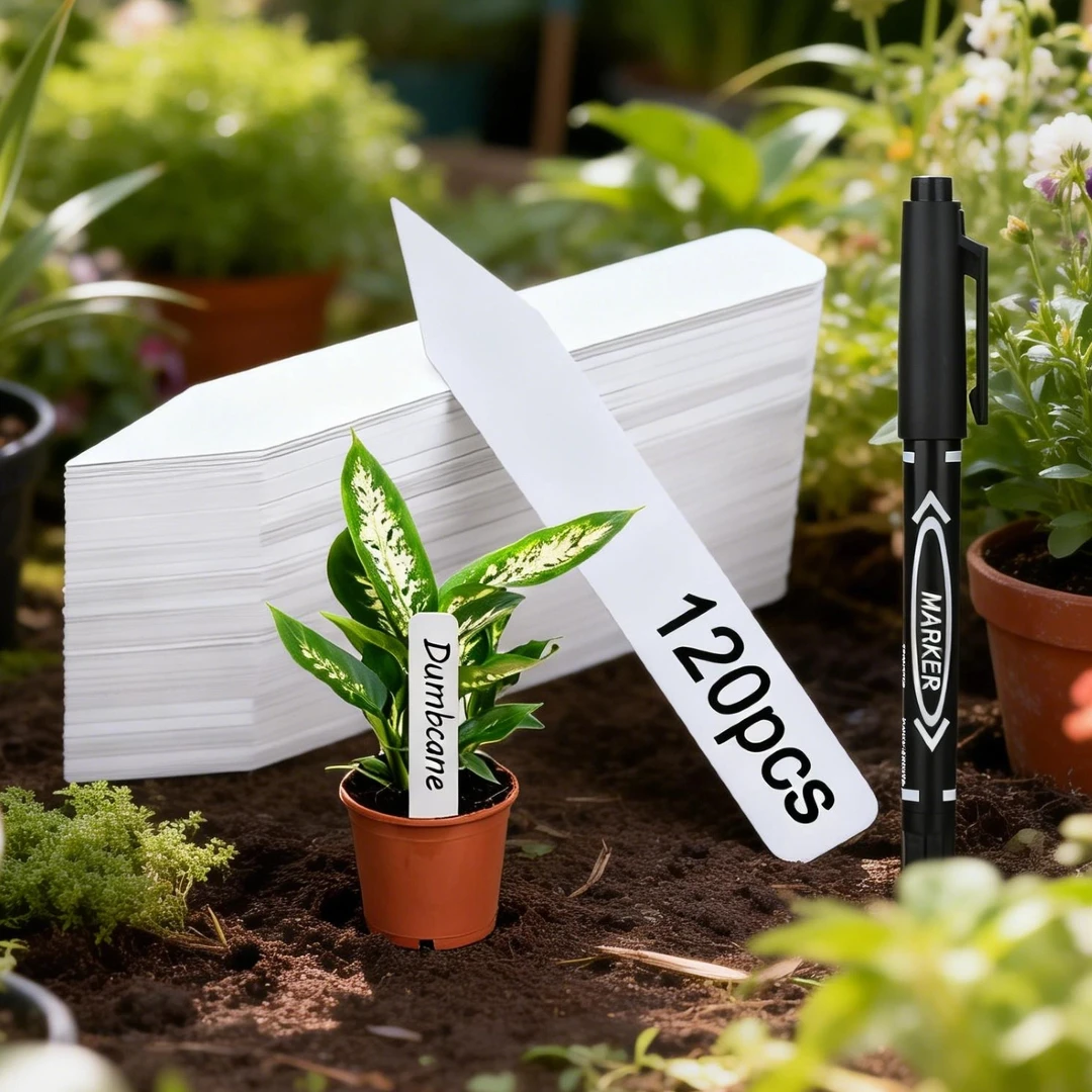 Waterproof Plant Labels 120PCS - Garden Journal Planner recension och pris