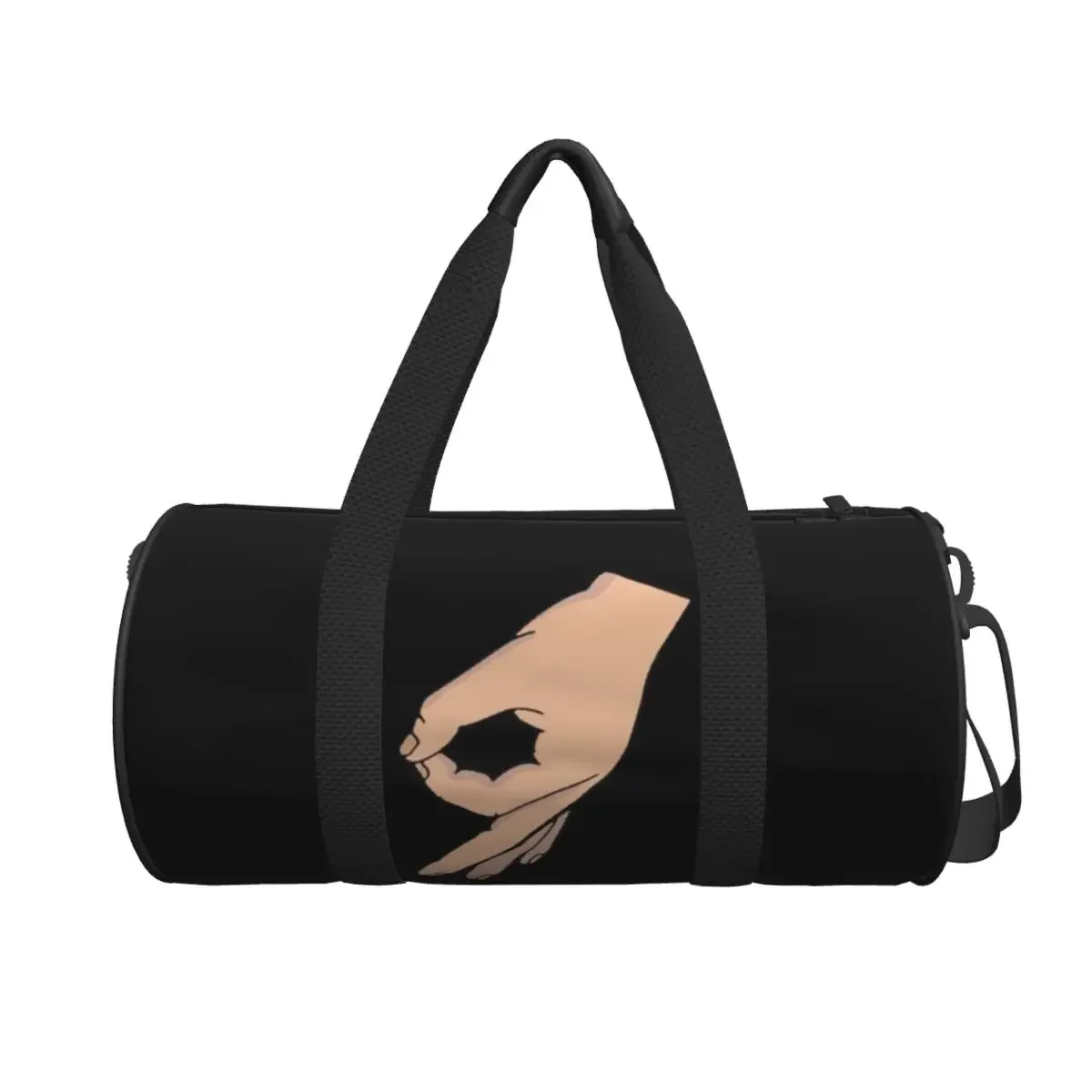 

Circle Game Hand Gotcha Meme Made You Look Большая спортивная сумка Многофункциональная дорожная сумка Duffle Сумки Сумка для фитнеса