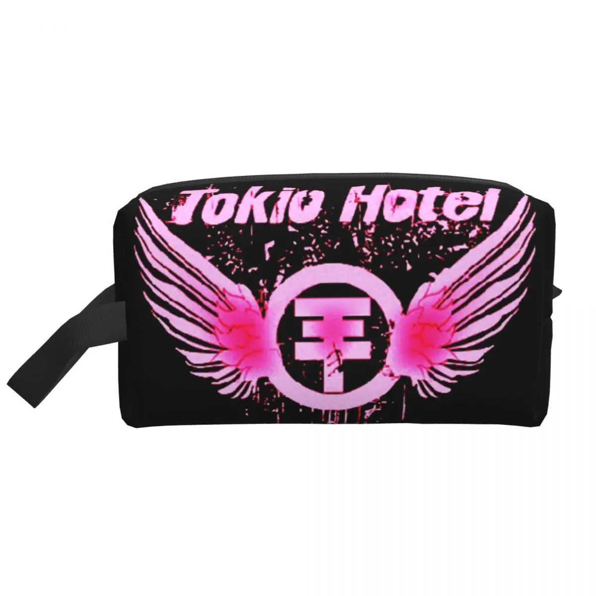 Tokio Hotels Heavy Metal Pop Rock Cosmetic Bag Women Kawaii Big Capacity Makeup Case Beauty Storage Toiletry Bags