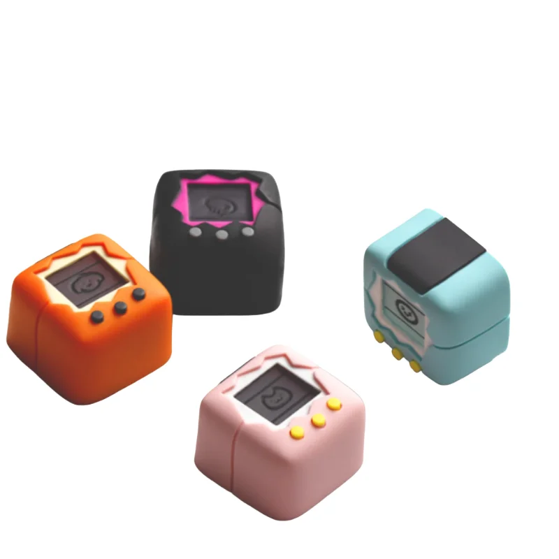 Tema Seri Hewan Peliharaan Elektronik Keycap Transparan Resin Keyboard Mekanis Aksesori Keyboard Game PC Keycap Kustom ESC Hadiah