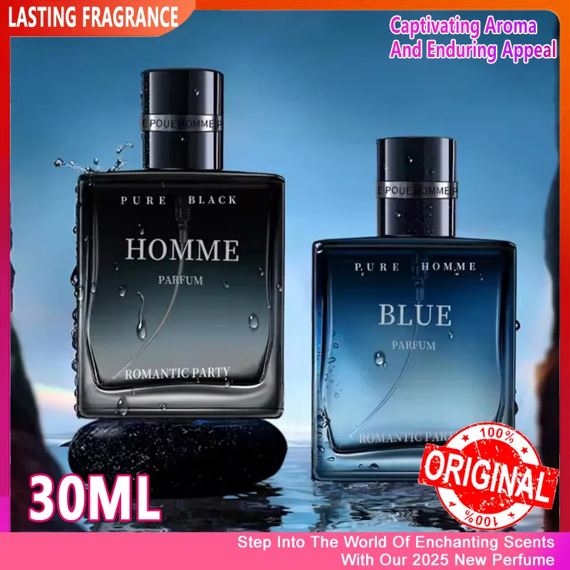 30ml Colonia para hombres nueva fragancia duradera de madera de limón Perfume fresco y elegante para estudiantes fragancia Natural Perfume de negocios