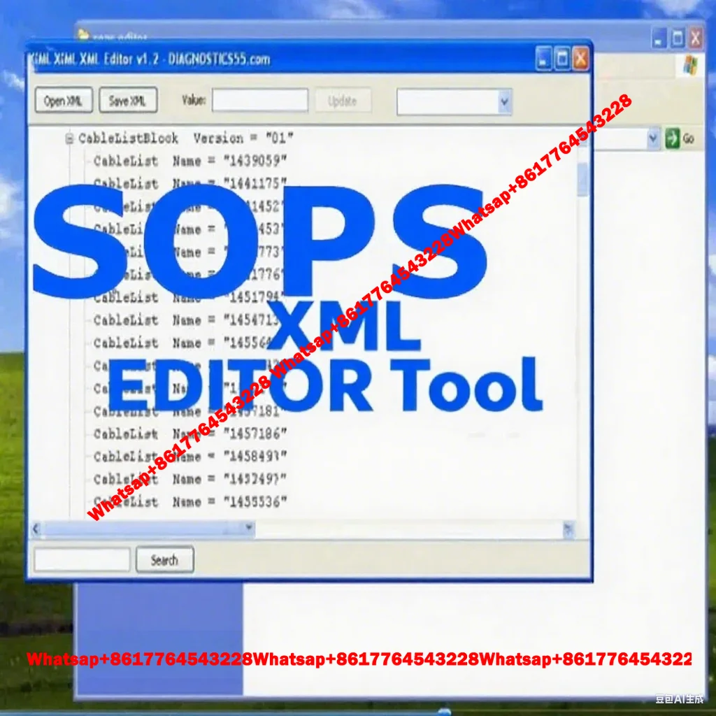 SOPS XML EDITOR Tool with Keygen File for Encryotor Decryptor +XML Editor+video for  Truck and Heavy Truck