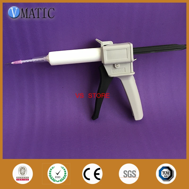 

Free Shipping 2:1 Mixing Dispenser Cartridge Dispensing 50ml 50cc Caulking Ab Glue Gun