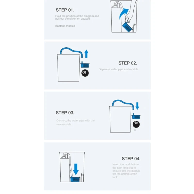 Silver Ion Module For Ecovacs Debot X2 / X2 Pro /X2 Omni Parts Vacuum Water Tank Slow-Release Silver Ion Bacteriostatic Module