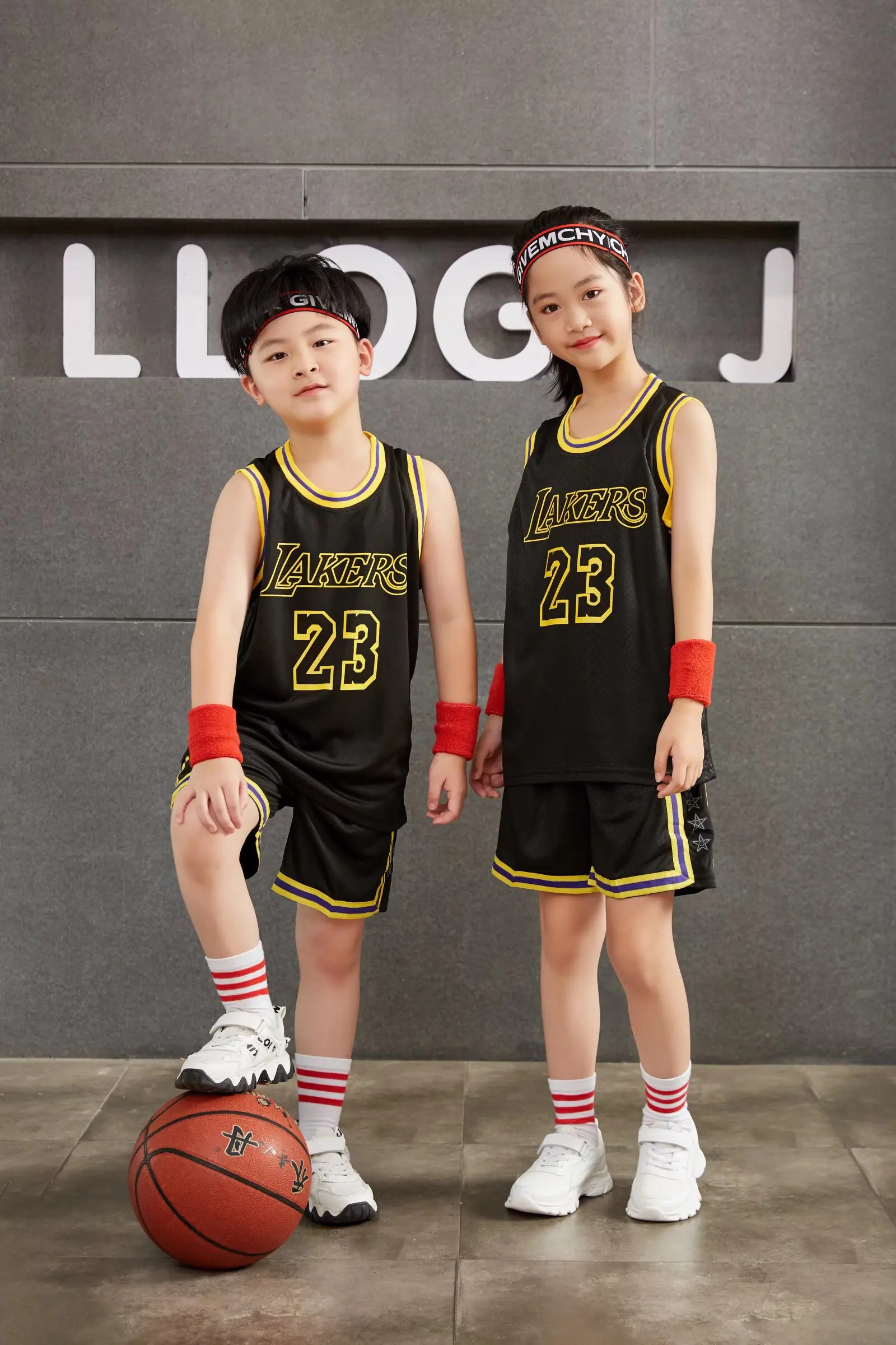 Children\'s clothing suitSnake print 23  boy girl Basketball Jerseys  set primary school jersey  game team uniform training vest