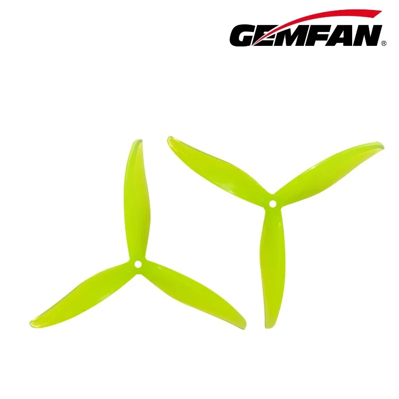 Gemfan 7043 X Street League 3-Blade Propeller7x4.3x3 لطائرات بدون طيار FPV Freestyle 7 بوصة طويلة المدى 2-Pairs Racing RC Quadcopter Props