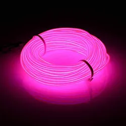 10M LED EL wire light Flexible Soft Tube Wire Neon Glow Car Rope Strip Light Xmas DIY Decor for Pineapple Christmas Tree