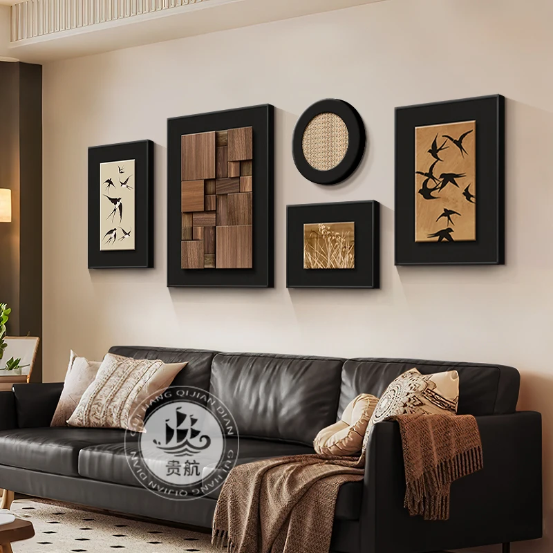 

Italian Minimalist Art Collection, Abstract Wall Hanging Art, Sofa Background Wall Art, Vintage Hanging Painting