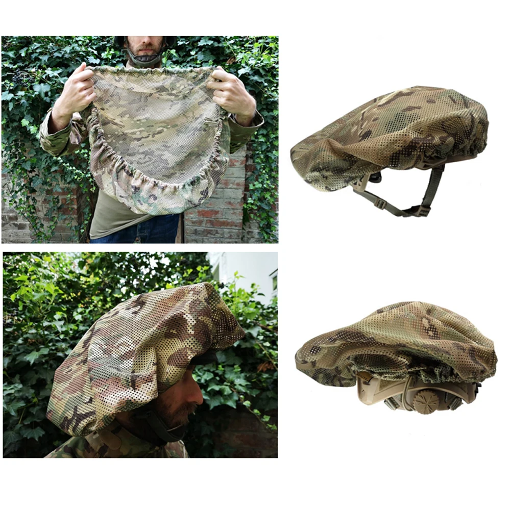 Outdoor verstellbare Helmabdeckung für Mitznefet Helm Jagd Cs Helm Concealment Cat – Detail 10