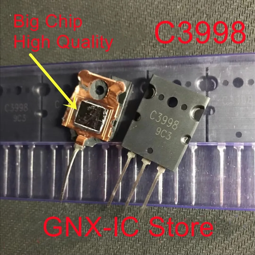 5PCS-20PCS/Lot 100% Original New High Quality 2SC3998 C3998 TO-3PL Ultrasonic Dedicated High-power NPN Transistor 25A 1500V 250W