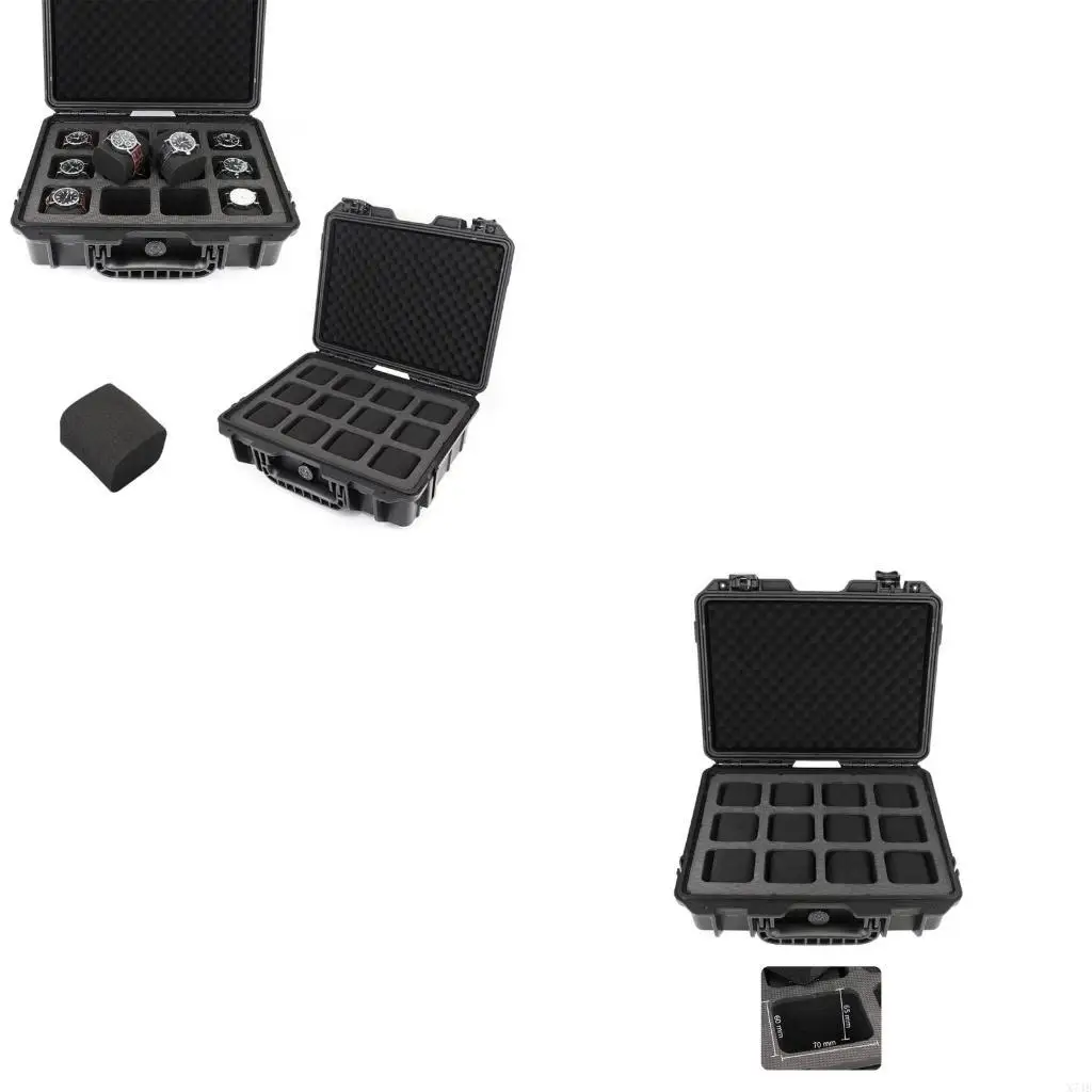 

Портативный ящик для хранения часов с 2/8/12/20 слотами, органайзер для смарт-часов, чехол для путешествий