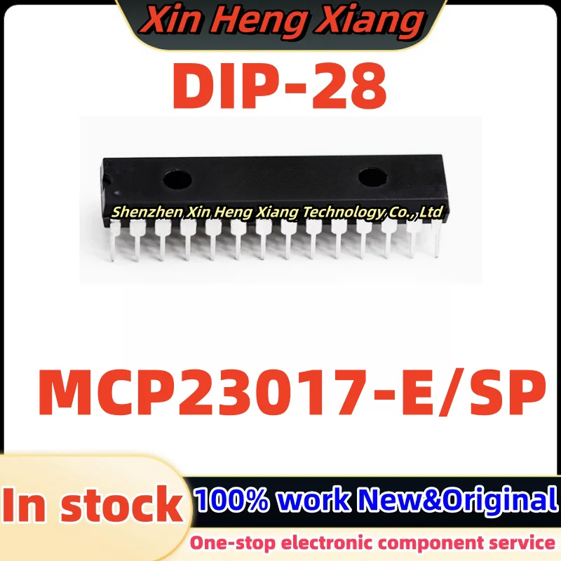 (1pcs)MCP23017 MCP23017E MCP23017-E/SP DIP-28