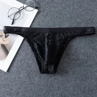 Men Thongs Briefs Jacquard Sheer Men's Underwear Sexy Accessories Hot Low Rise Pouch Very Hot Lingerie Breathable Underpants 5