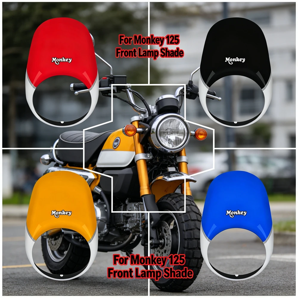 Applicable to Honda Monkey 125 2018-2023 Motorcycle Accessories Headlight Cover Windscreen Windshield Fairing speedometer cover